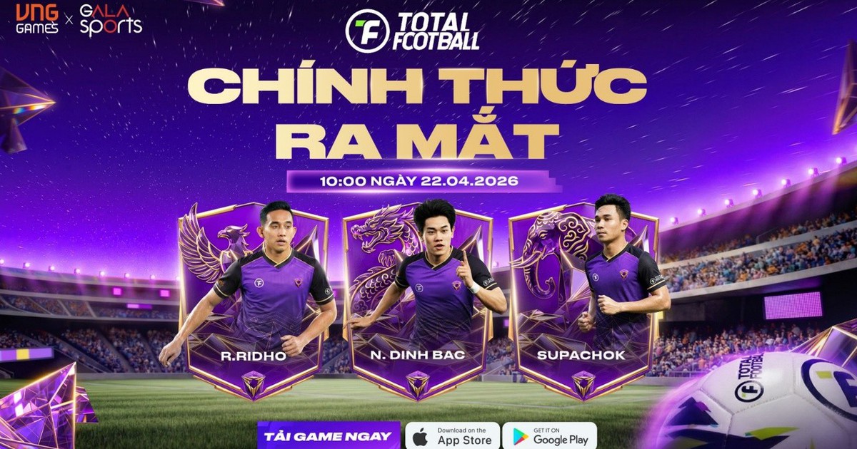 Total Football VNG chính thức ra mắt cộng đồng game thủ Đông Nam Á