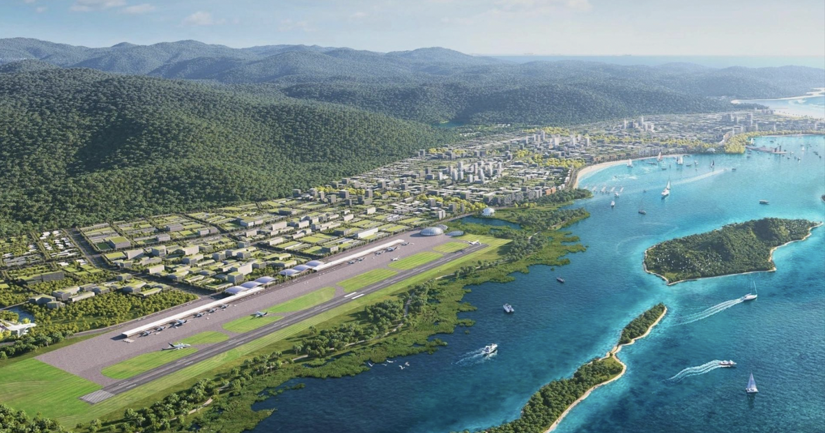 Sân bay Vân Phong có xây dựng hoàn toàn trên biển?