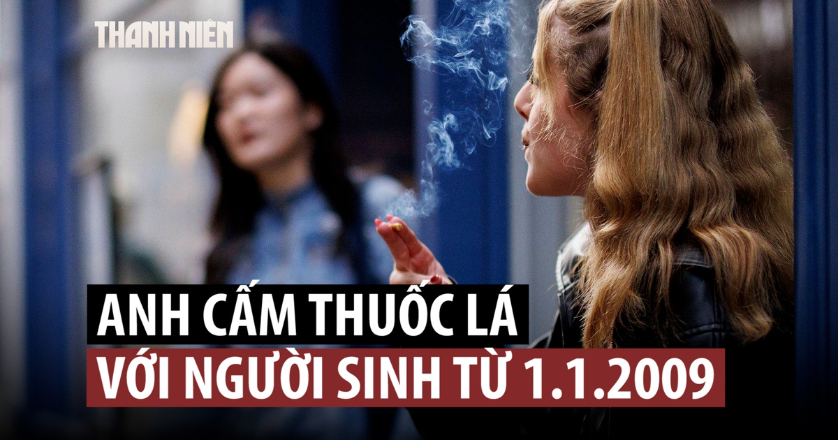 Anh trước bước đi lịch sử cấm thuốc lá vĩnh viễn