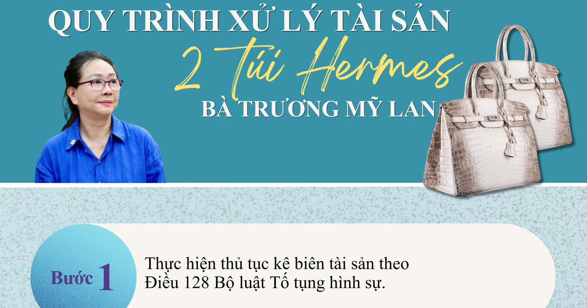 Thủ tục mua đấu giá túi HERMES của bà Trương Mỹ Lan ra sao?