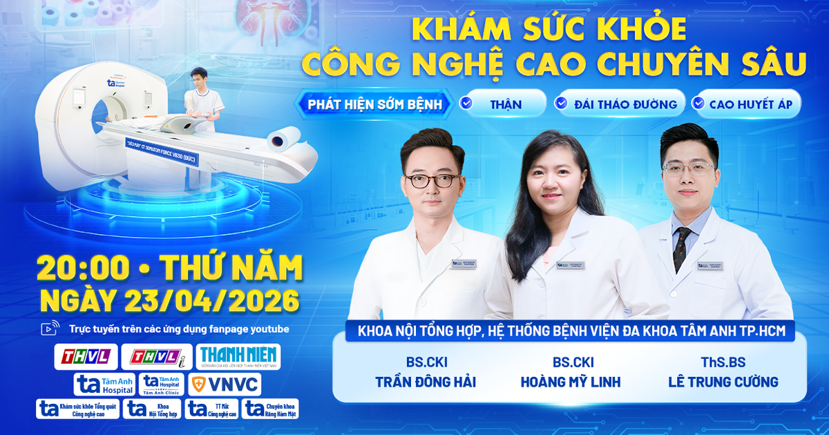 Khám công nghệ cao: Phát hiện sớm bệnh thận - đái tháo đường - cao huyết áp