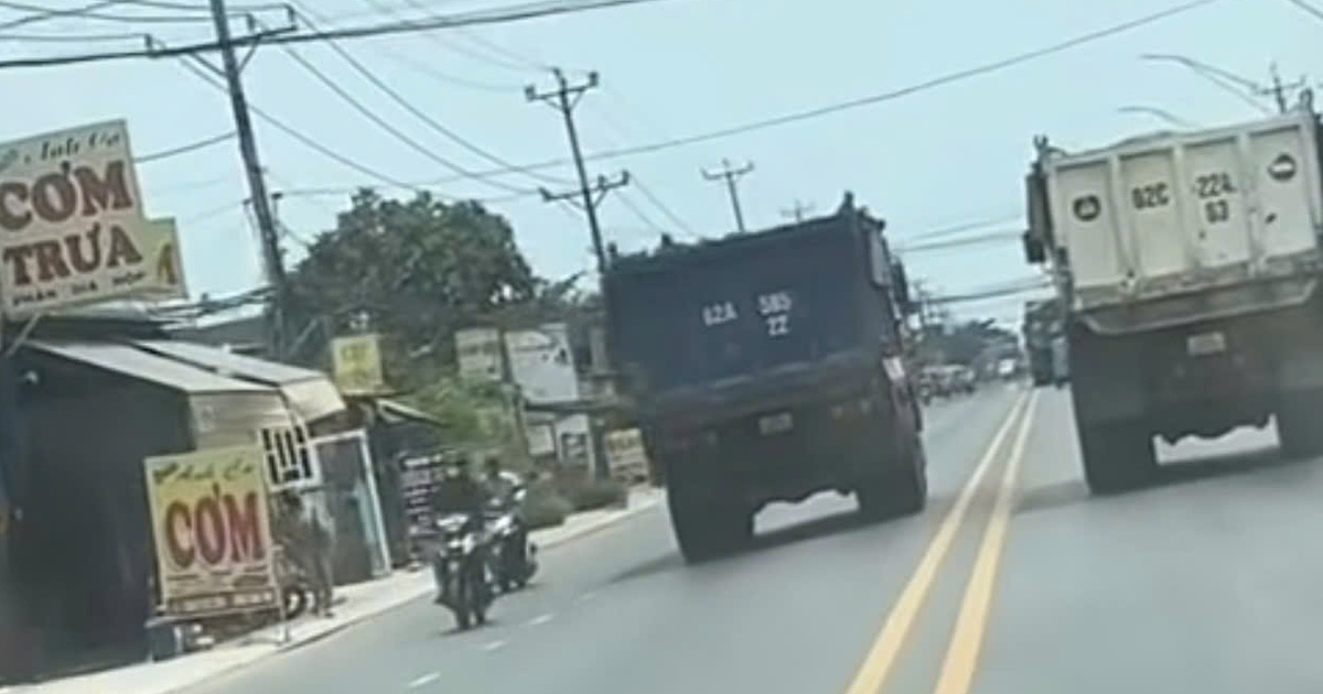 Xử phạt tài xế lái xe tải đi ngược chiều trên tỉnh lộ ở Tây Ninh