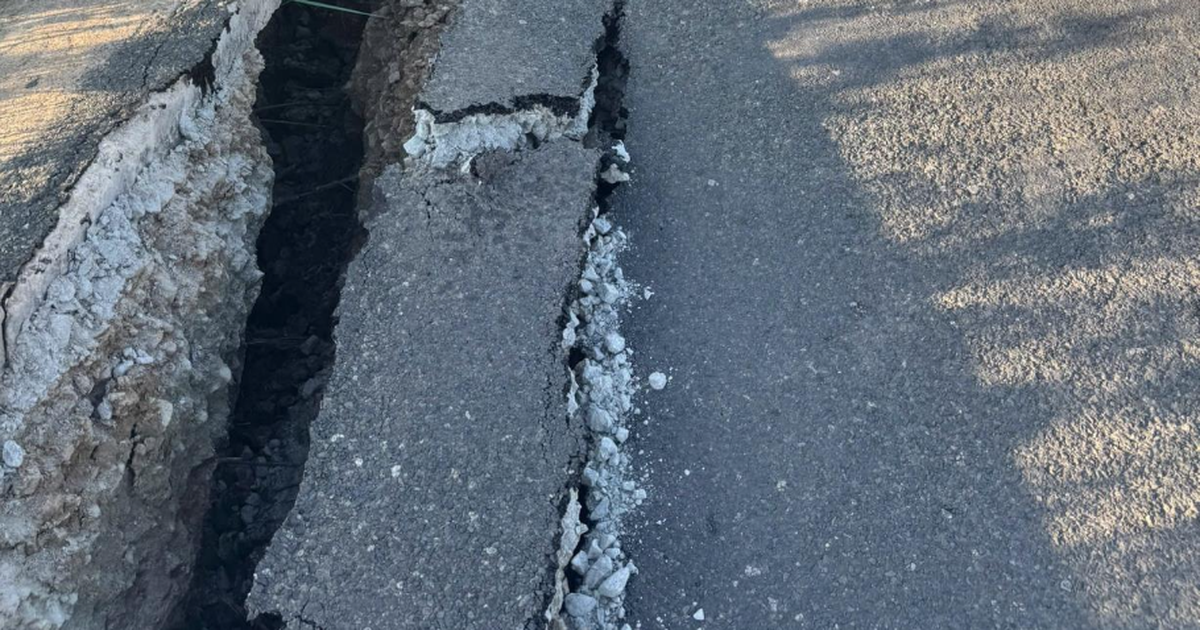 Cà Mau: Lại xảy ra sụt lún đường ở xã Cái Nước