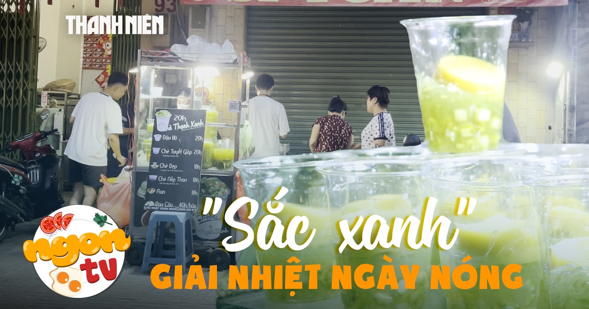 ‘Sắc xanh’ giải nhiệt ngày nóng: Giải mã sức hút của ly chè thạch xanh