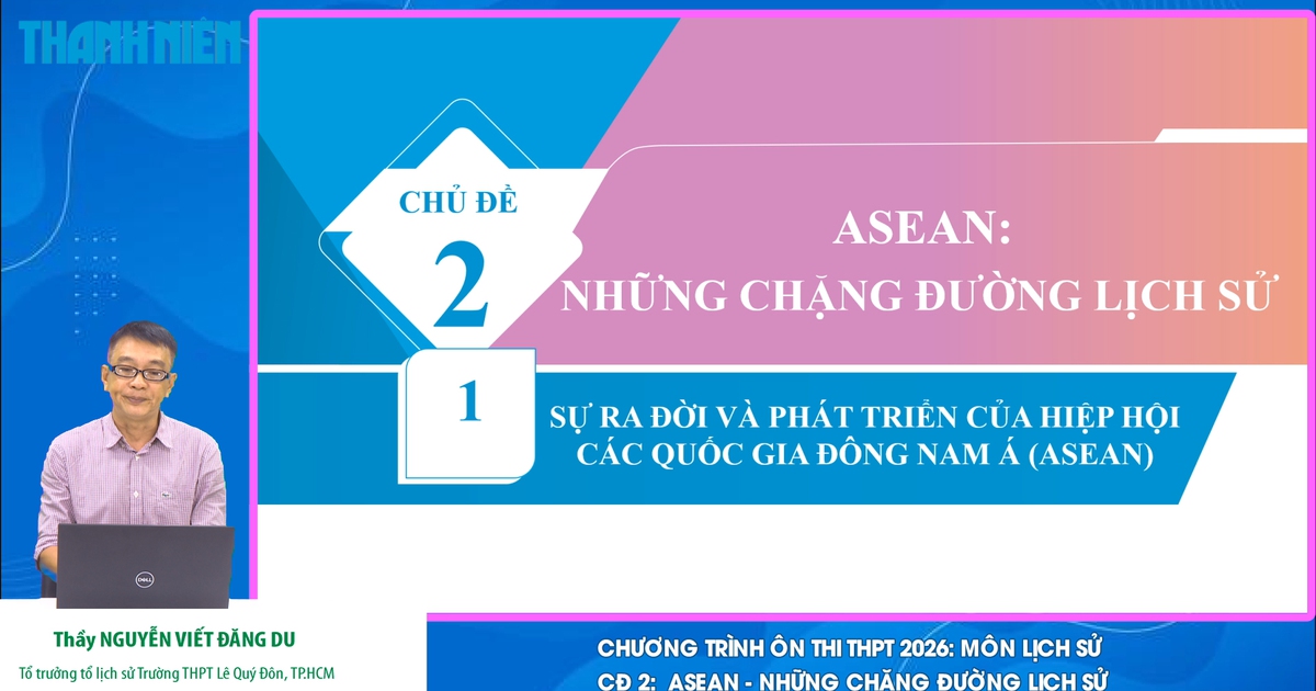 BÍ QUYẾT ÔN THI THPT 2026 | Môn lịch sử | Chuyên đề 2 | ASEAN - Những chặng đường lịch sử