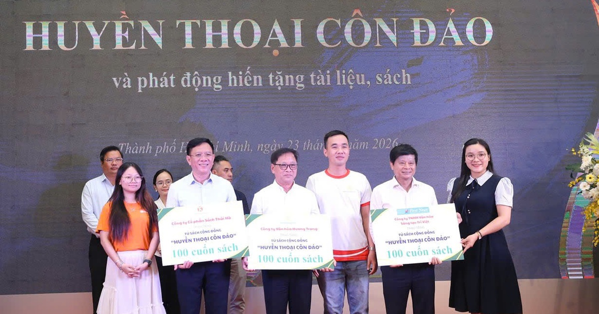 Phát động đợt hiến tặng tài liệu, sách và ra mắt tủ sách 'Huyền thoại Côn Đảo'