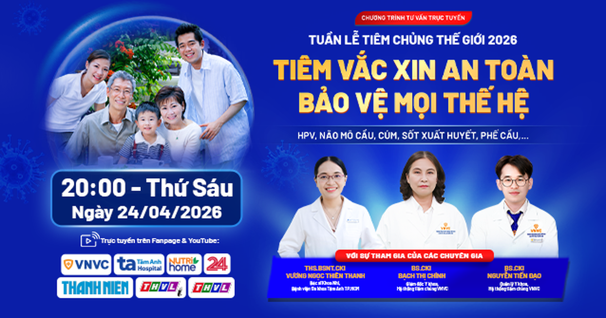 Tuần lễ Tiêm chủng thế giới: Vắc xin bảo vệ mọi thế hệ