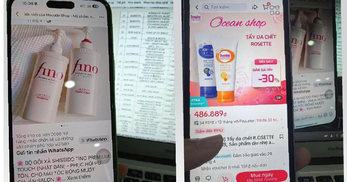 Mỹ phẩm bị thu hồi vẫn được bán trên mạng