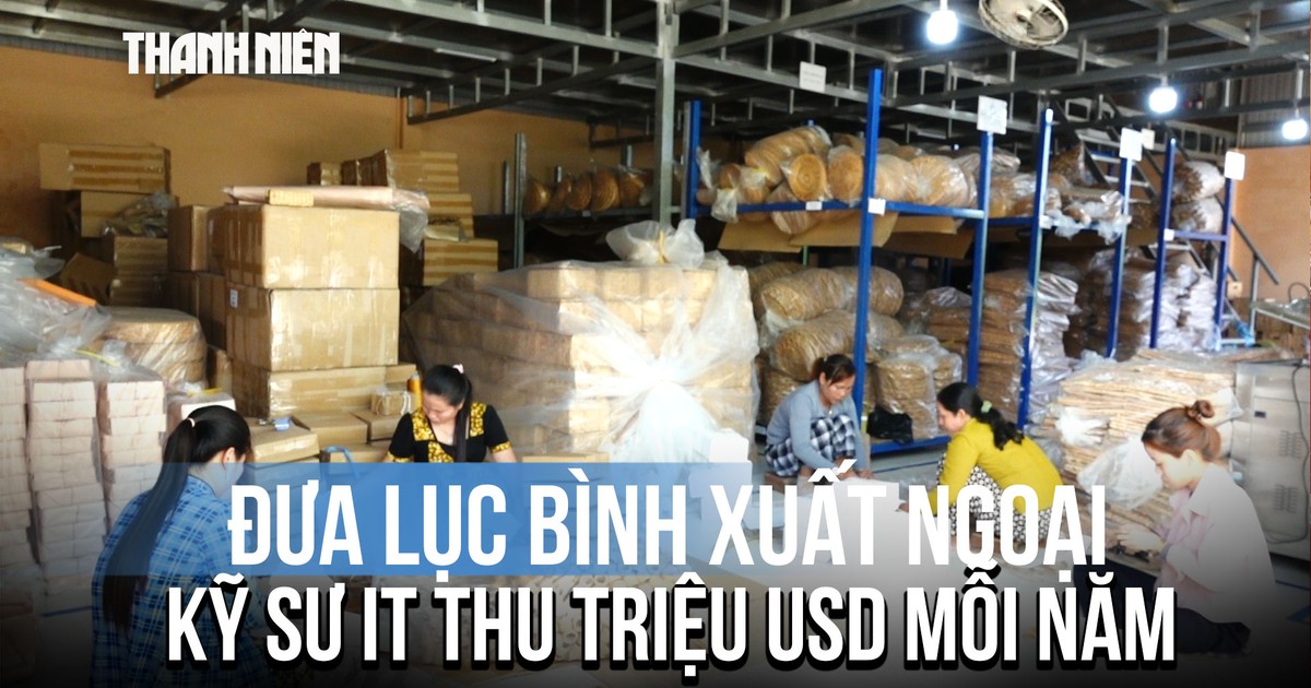 ‘Khoác áo mới’ đưa lục bình xuất ngoại, kỹ sư IT Cần Thơ thu triệu USD mỗi năm