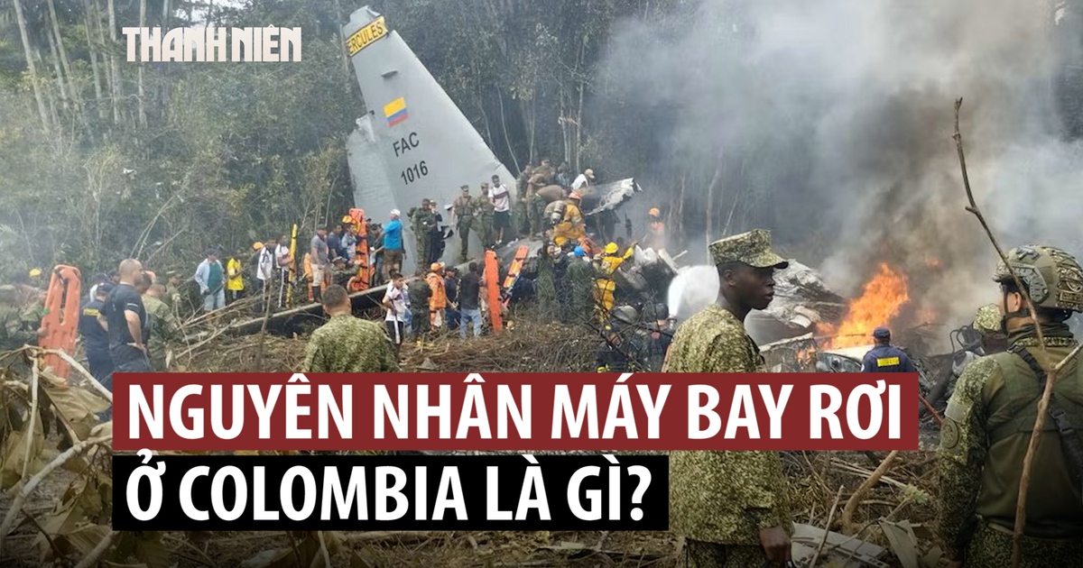 Máy bay Colombia quân sự rơi, 69 người thiệt mạng: Xác định một nguyên nhân