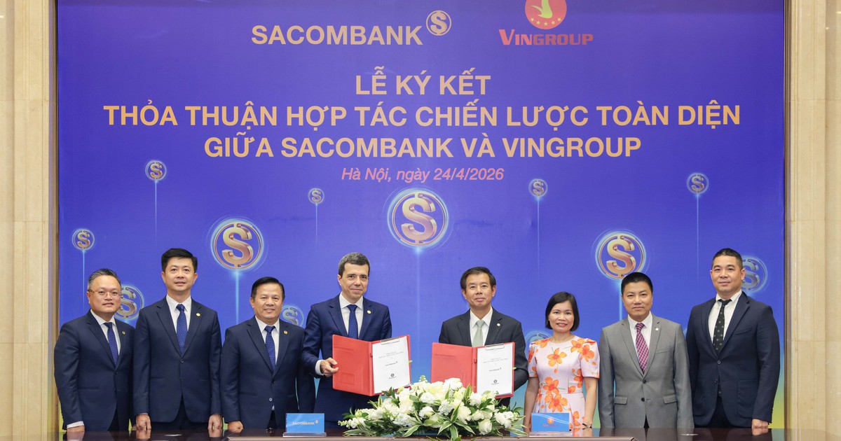 Sacombank và Vingroup ký kết hợp tác chiến lược toàn diện