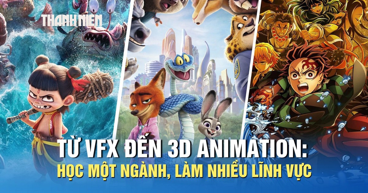 Từ VFX đến 3D Animation: Học một ngành, làm nhiều lĩnh vực