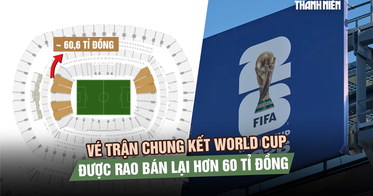 Vé trận chung kết World Cup được rao bán lại hơn 60 tỉ đồng, khán giả choáng váng