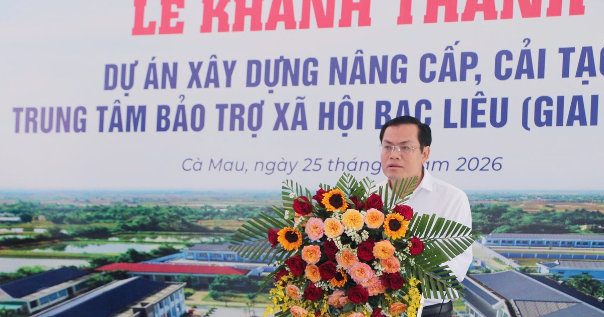 Khánh thành Trung tâm Bảo trợ xã hội Bạc Liêu