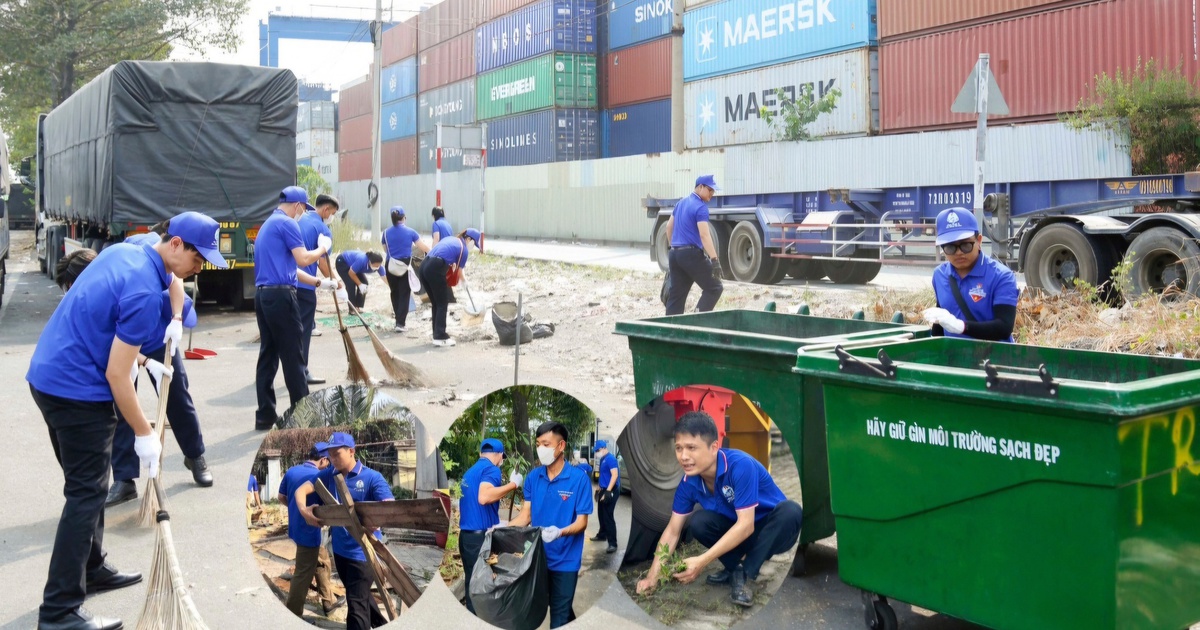 '3 tiên phong quyết thắng' đang thành 'trend' của thanh niên Tân Cảng