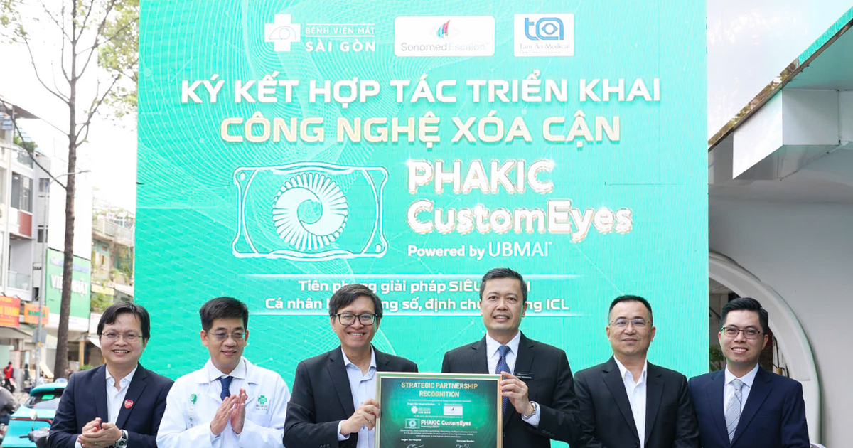 Ra mắt công nghệ xóa cận PHAKIC CustomEyes™ sử dụng siêu âm AI thông minh