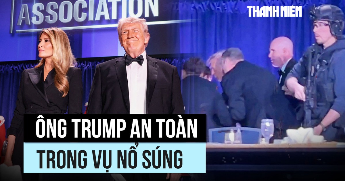 Vợ chồng Tổng thống Trump an toàn trong vụ nổ súng tại sự kiện, một người bị bắt