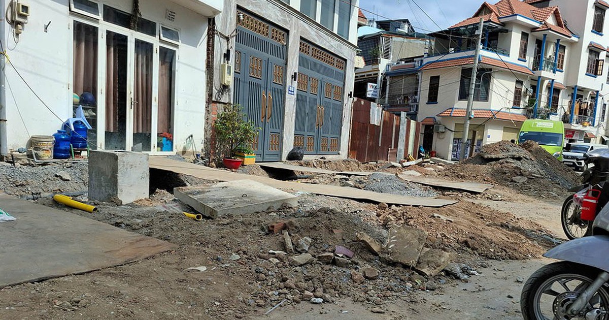 Công trình ngổn ngang làm khổ người dân