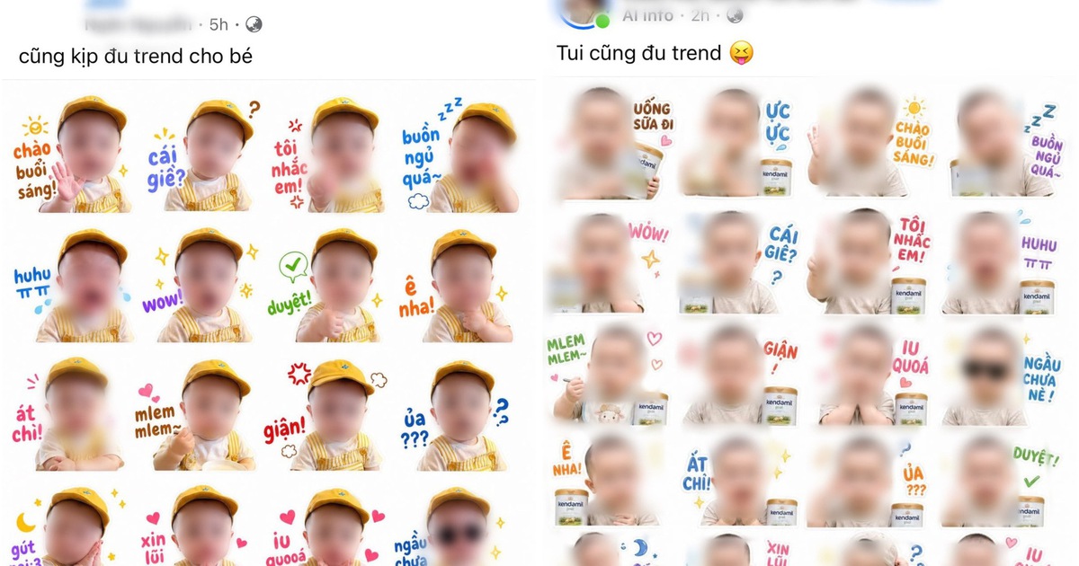 Rộ trend tạo sticker cho con bằng AI, chuyên gia cảnh báo rủi ro lộ dữ liệu
