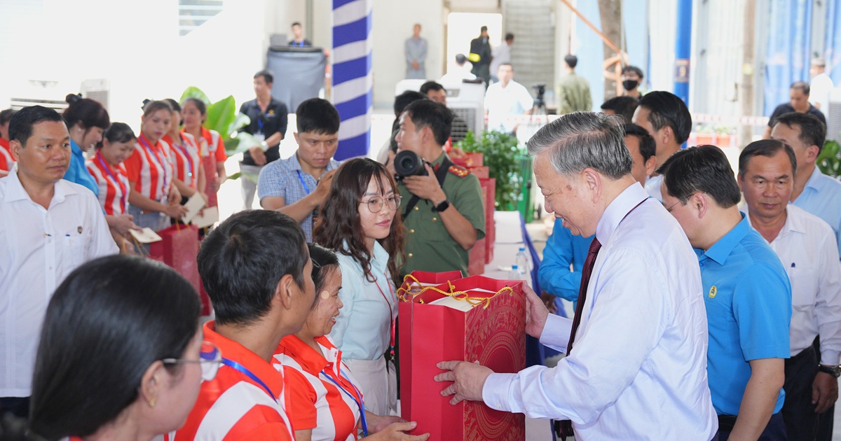 Tổng Bí thư, Chủ tịch nước Tô Lâm chia sẻ khó khăn của công nhân
