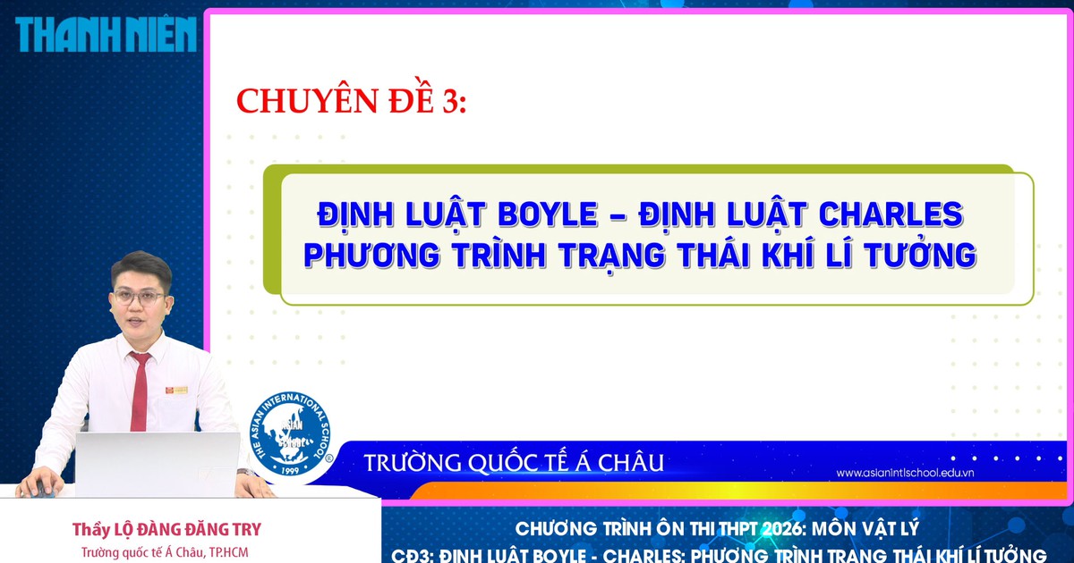 BÍ QUYẾT ÔN THI THPT 2026 | Môn vật lý | Chuyên đề 3 | Định luật Boyle - Charles