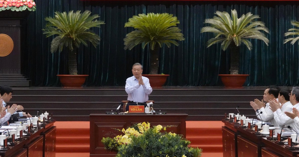Tổng Bí thư, Chủ tịch nước Tô Lâm làm việc với TP.HCM