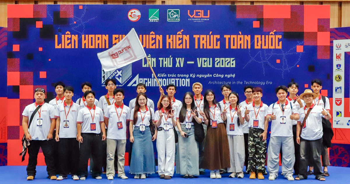 SV Duy Tân đạt nhiều giải cao tại Liên hoan SV Kiến trúc toàn quốc 2026
