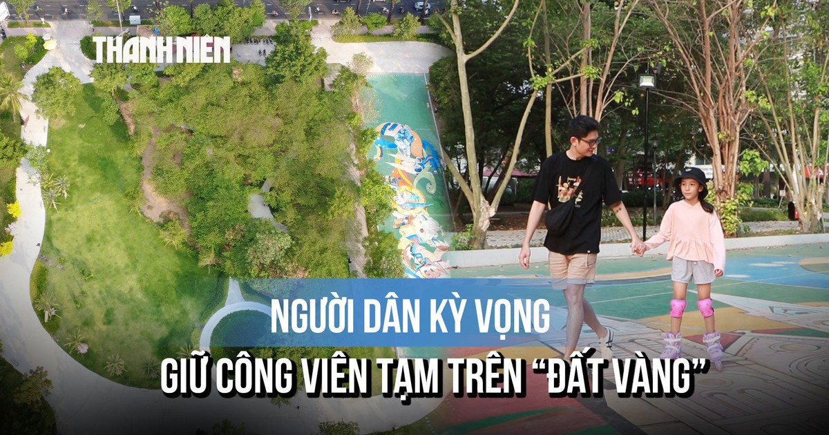 Sức hút kỳ lạ từ công viên tạm trên ‘đất vàng’: Nơi trẻ nhỏ có sân patin, người lớn có chỗ thở