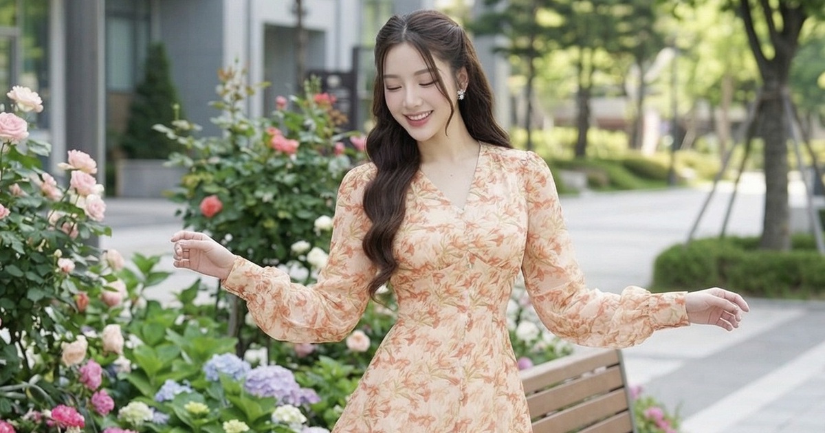 Diện váy hoa sao cho xinh mà không bị 'sến'?