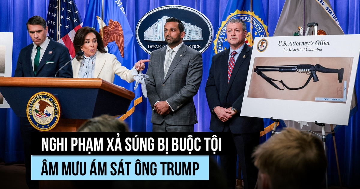 Nghi phạm nổ súng bị buộc tội mưu sát ông Trump