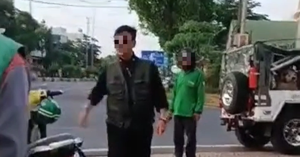 Tài xế xe Jeep đang tại ngoại vẫn đi ngược chiều, đe dọa người khác