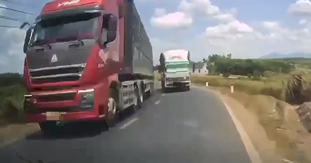 Xử phạt tài xế xe tải vượt ẩu tại khúc cua, suýt gây va chạm