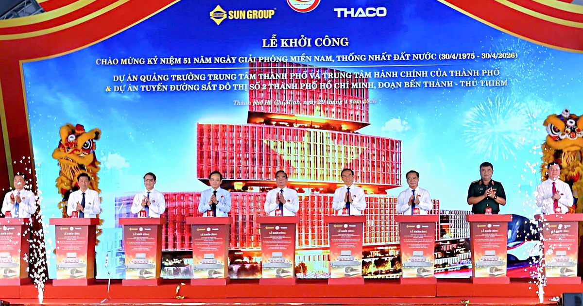TP.HCM khởi công loạt siêu dự án hơn 320.000 tỷ đồng, metro số 2 và quảng trường Thủ Thiêm khởi động — image 1