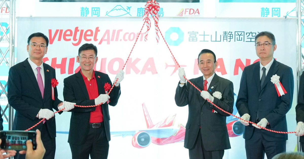 Vietjet khai trương đường bay thẳng Hà Nội - Shizuoka, quê hương núi Phú Sĩ