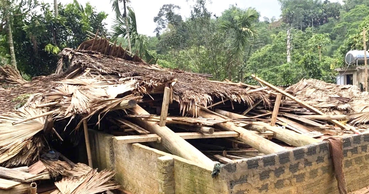 Thanh Hóa: Giông lốc cuốn sập nhà, cháu bé 13 tuổi tử vong