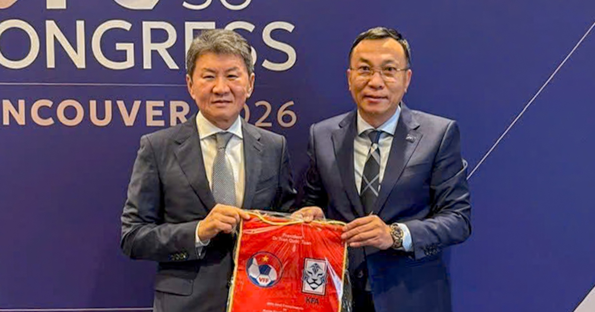 Chủ tịch VFF Trần Quốc Tuấn ký thỏa thuận đặc biệt với Chủ tịch Liên đoàn Bóng đá Hàn Quốc