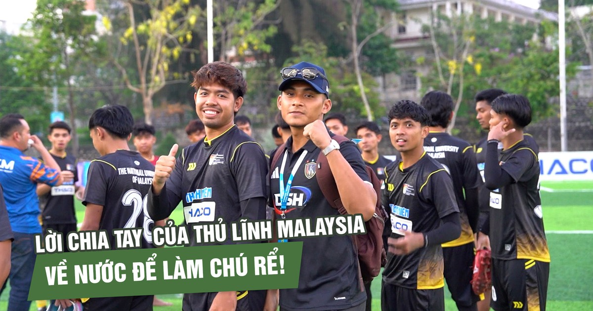 Lời chia tay đầy cảm xúc của thủ lĩnh đội Malaysia: ‘Về nước để làm chú rể’