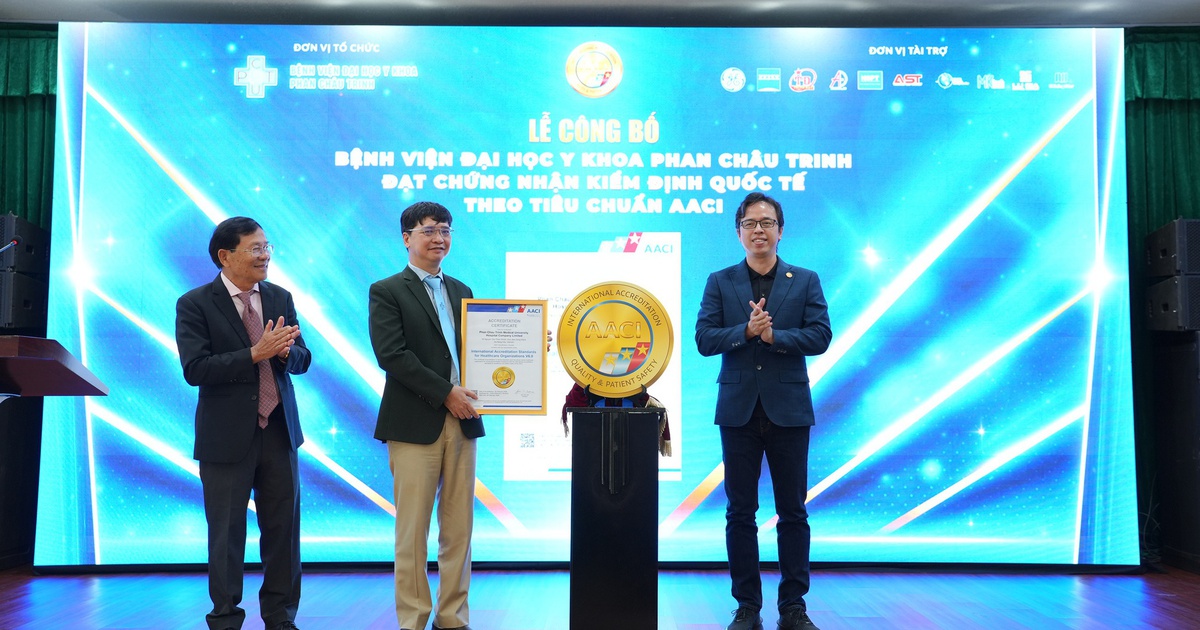 Bệnh viện Đại học Y khoa Phan Châu Trinh đạt chứng nhận chất lượng quốc tế AACI