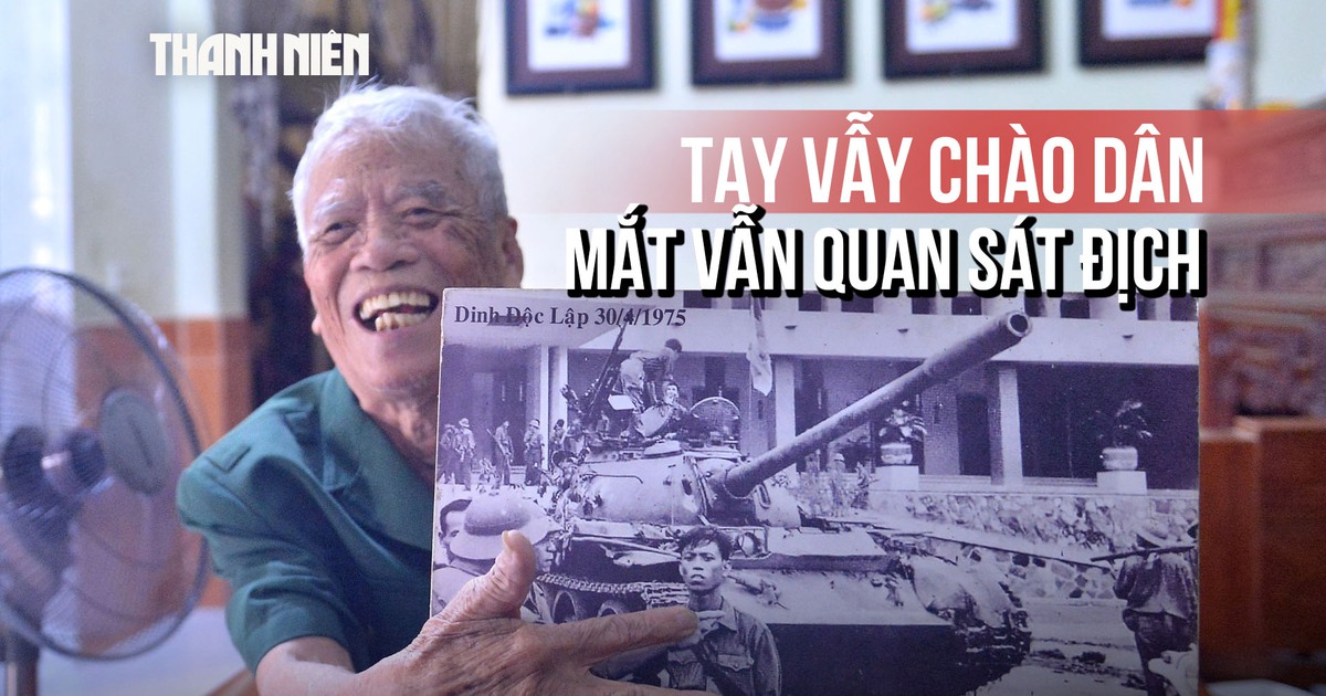 Gặp người có 'nụ cười chiến thắng' trong ngày thống nhất