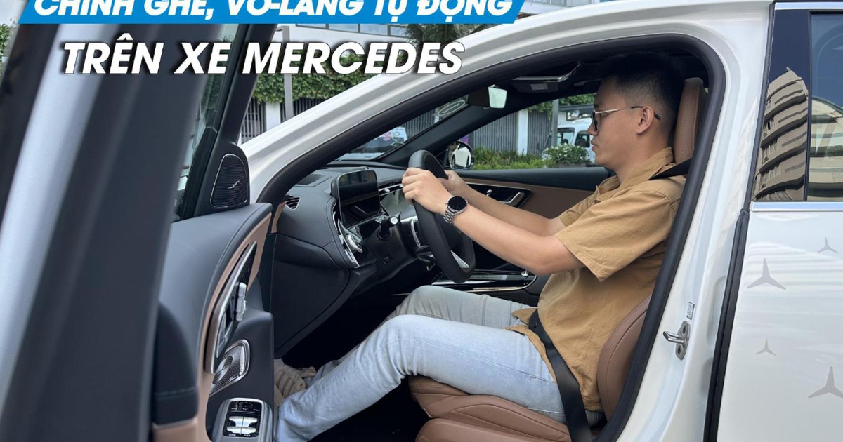 Chỉnh ghế, vô-lăng tự động trên xe Mercedes bằng cách nhập chiều cao