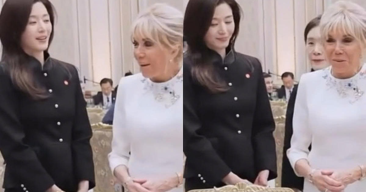 Jun Ji Hyun dùng bữa trưa cùng Đệ nhất phu nhân Pháp tại Nhà Xanh