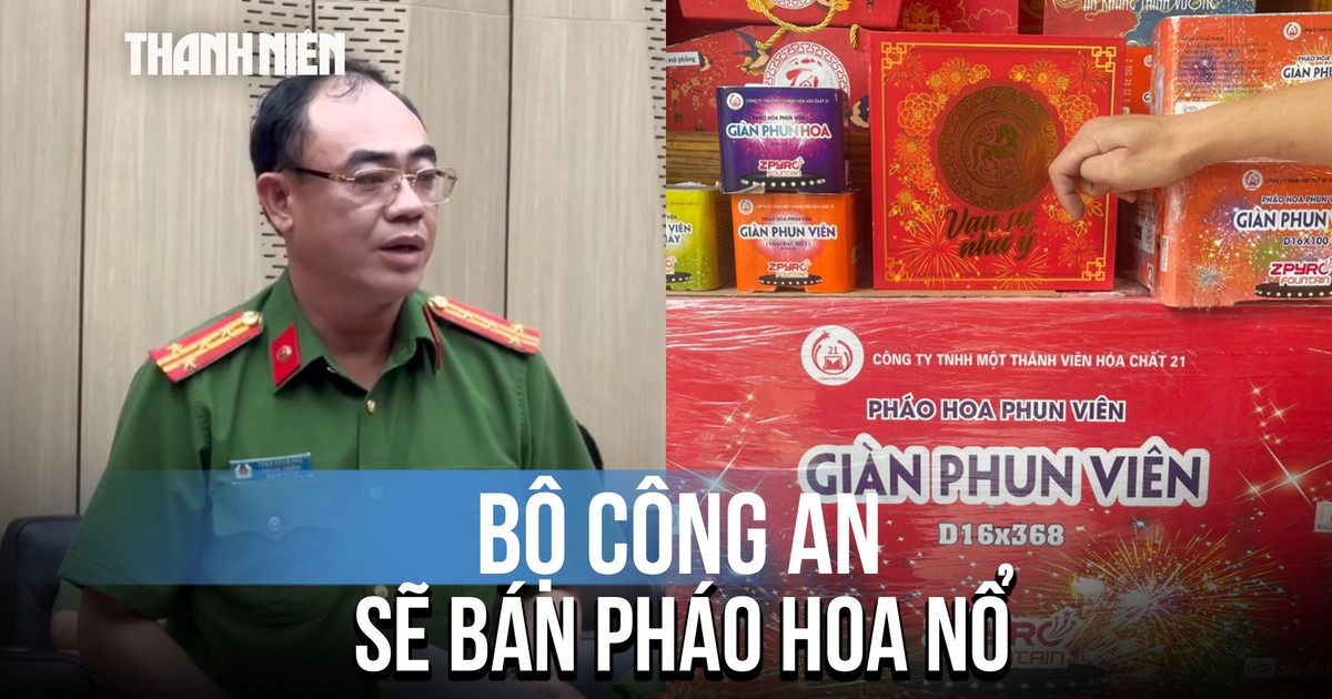 Bộ Công an thông tin về những nghiên cứu trước khi bán pháo hoa nổ ra thị trường