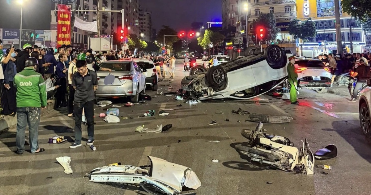 Khởi tố tài xế xe Lexus gây tai nạn liên hoàn ở Hà Nội