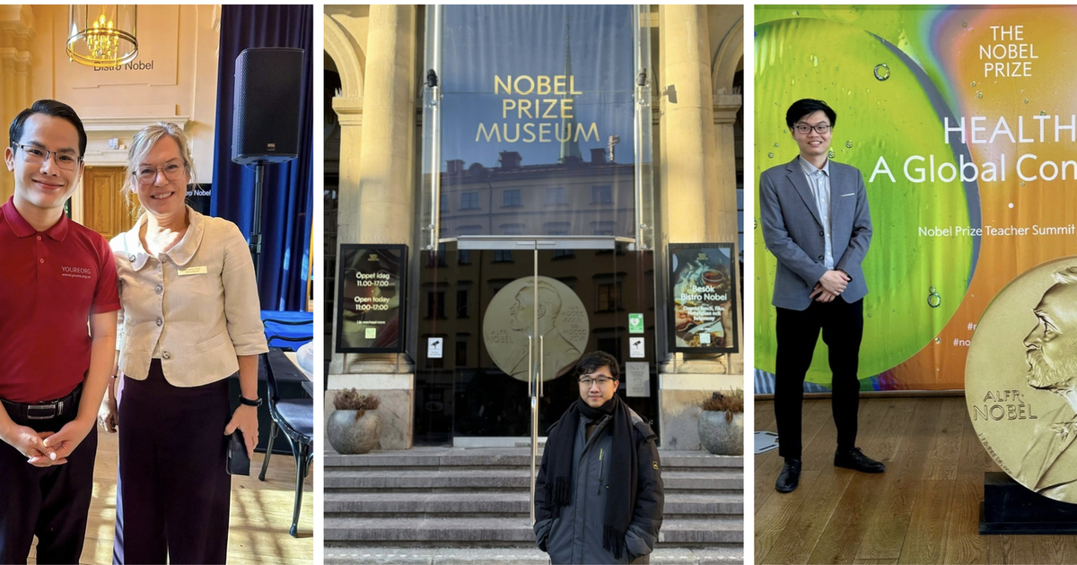 Thầy cô Việt Nam tại Hội nghị thượng đỉnh giáo viên Nobel