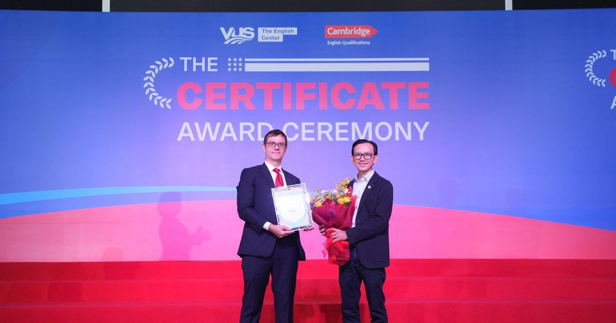 VUS đạt chứng nhận trung tâm đào tạo vàng năm thứ 6 liên tiếp từ Cambridge