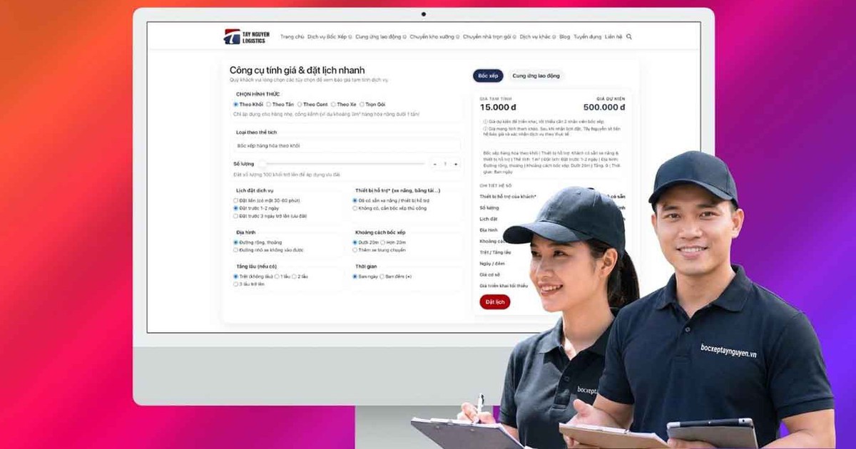 Tây Nguyễn Logistics và hướng đi công nghệ trong bốc xếp hàng hóa