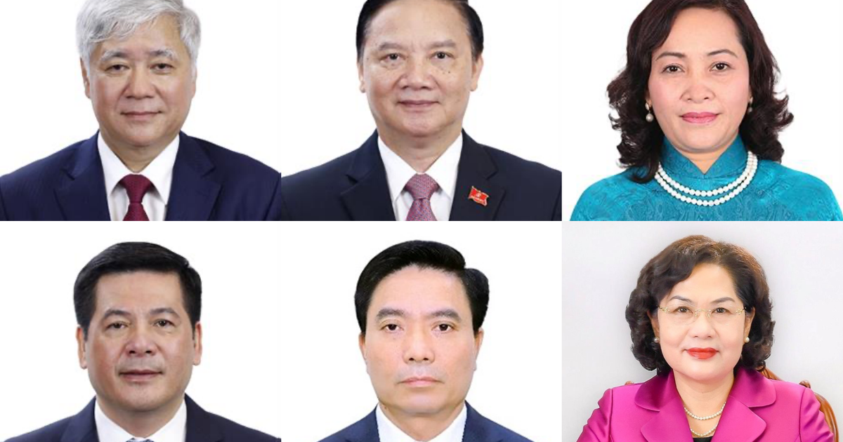 Chân dung 6 Phó chủ tịch Quốc hội khóa XVI