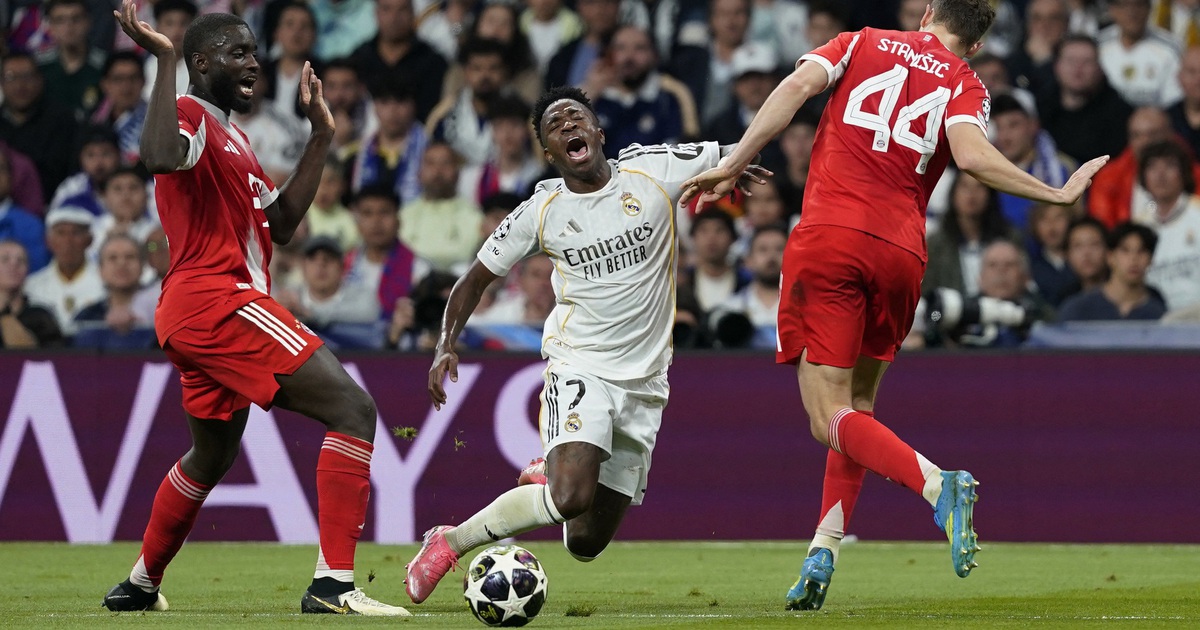 Bayern Munich hạ đẹp Real Madrid nhờ khoảnh khắc 'thảm họa' của Vinicius, Arsenal thắng phút 90+1
