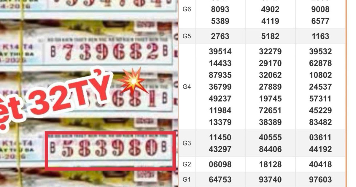 Xổ số miền Nam ngày 7 tháng 4: Lộ diện cọc vé trúng 32 tỉ đài Bến Tre