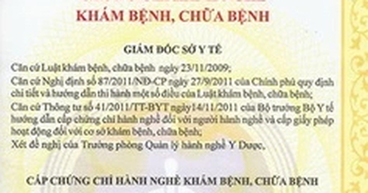 TP.HCM phát hiện nha khoa mượn, thuê chứng chỉ hành nghề